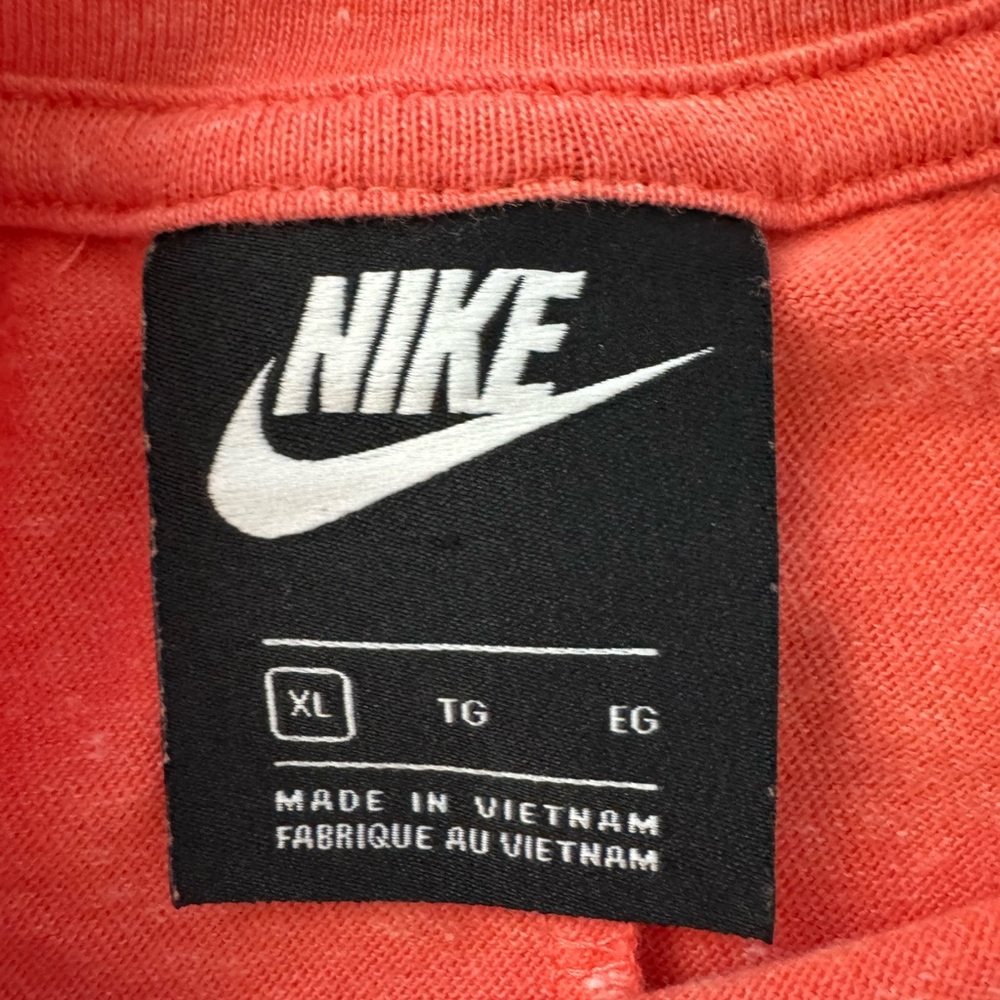 Nike Orange Crewneck Sweater with Iconic Swoosh - Picture 3 of 3